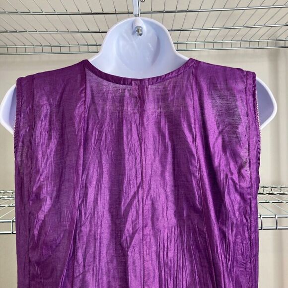 Women's Embroidered Sequins Sheath Dress‎ Sz 40 Sz M Indian Summer Festival - Picture 4 of 11